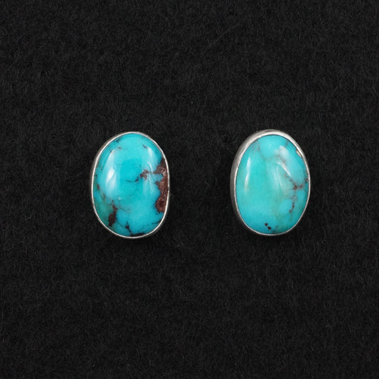 Eugene Gruber Turquoise & Sterling Silver Earrings