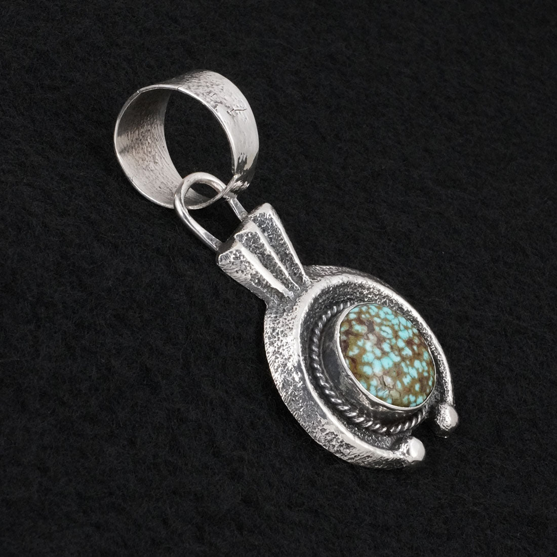 Delbert Arviso Turquoise & Sterling Silver Pendant