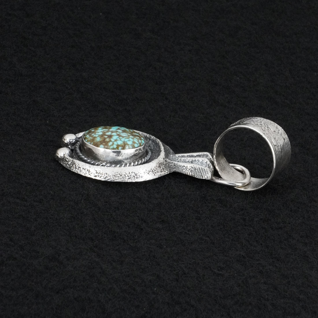 Delbert Arviso Turquoise & Sterling Silver Pendant
