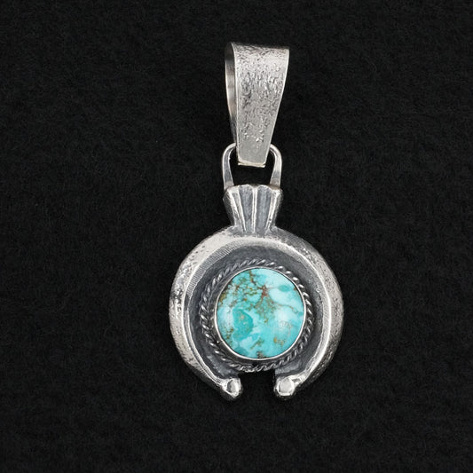 Delbert Arviso Turquoise & Sterling Silver Pendant