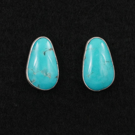 Eugene Gruber Turquoise & Sterling Silver Earrings