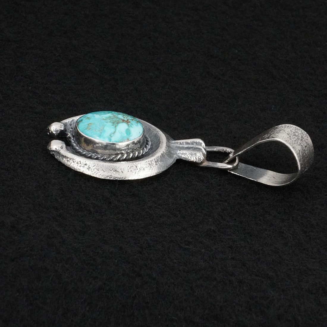 Delbert Arviso Turquoise & Sterling Silver Pendant