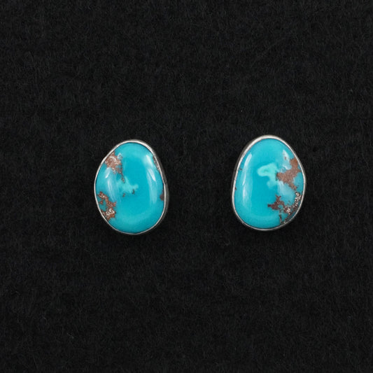 Eugene Gruber Turquoise & Sterling Silver Earrings