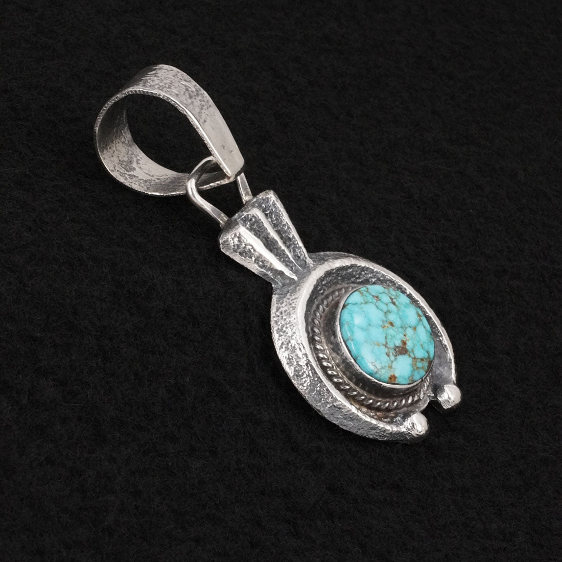 Delbert Arviso Turquoise & Sterling Silver Pendant
