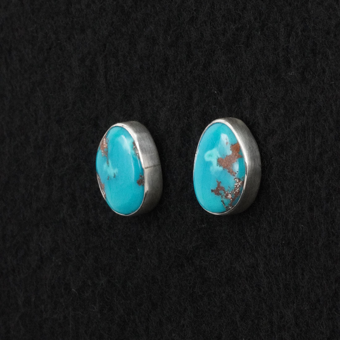 Eugene Gruber Turquoise & Sterling Silver Earrings