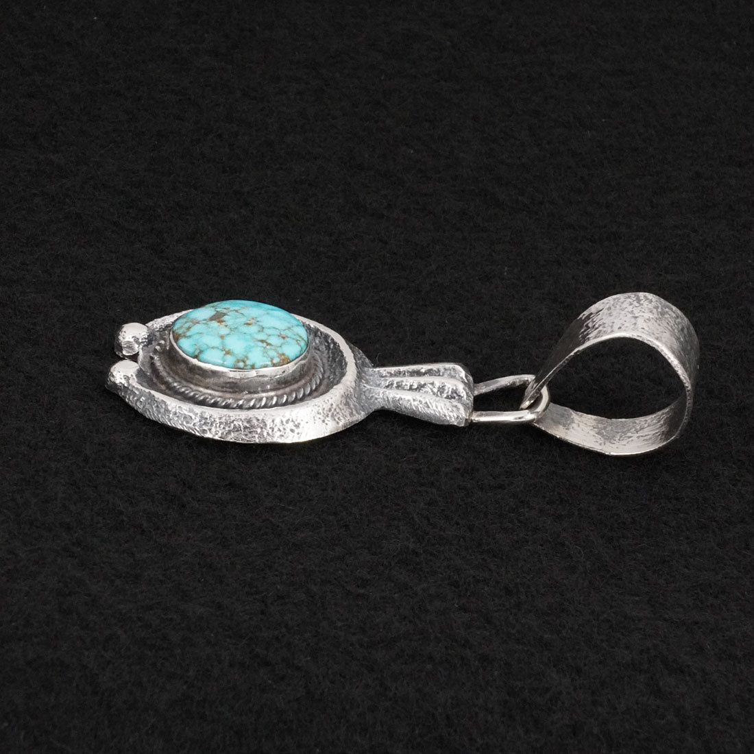 Delbert Arviso Turquoise & Sterling Silver Pendant