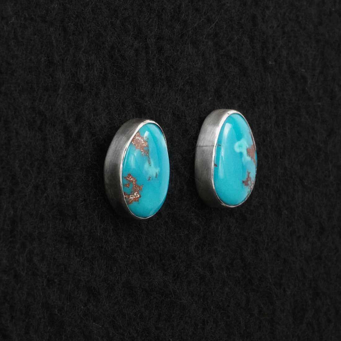 Eugene Gruber Turquoise & Sterling Silver Earrings