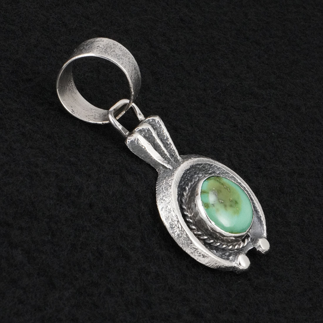 Delbert Arviso Turquoise & Sterling Silver Pendant