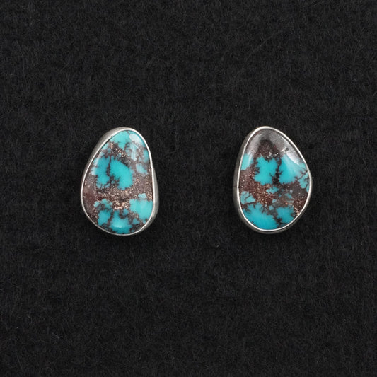 Eugene Gruber Turquoise & Sterling Silver Earrings