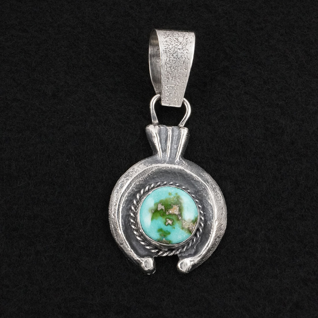 Delbert Arviso Turquoise & Sterling Silver Pendant
