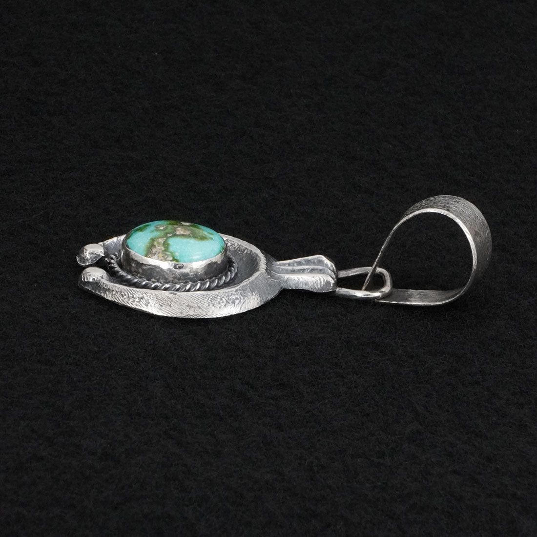Delbert Arviso Turquoise & Sterling Silver Pendant