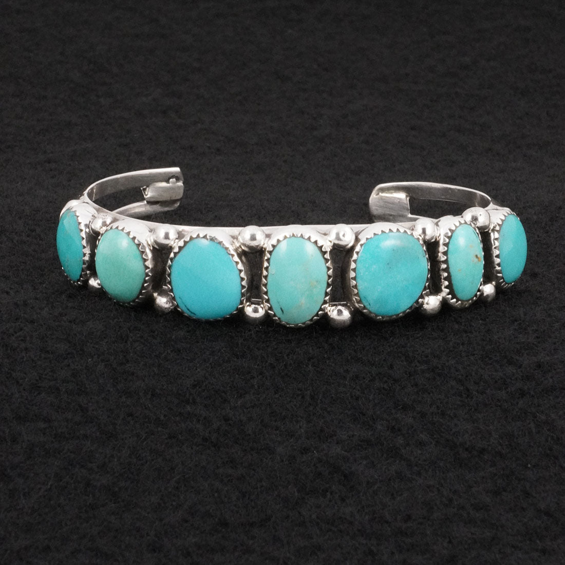 Priscilla Reeder Turquoise & Sterling Silver Bracelet