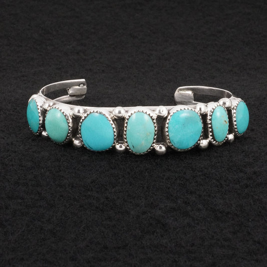 Priscilla Reeder Turquoise & Sterling Silver Bracelet