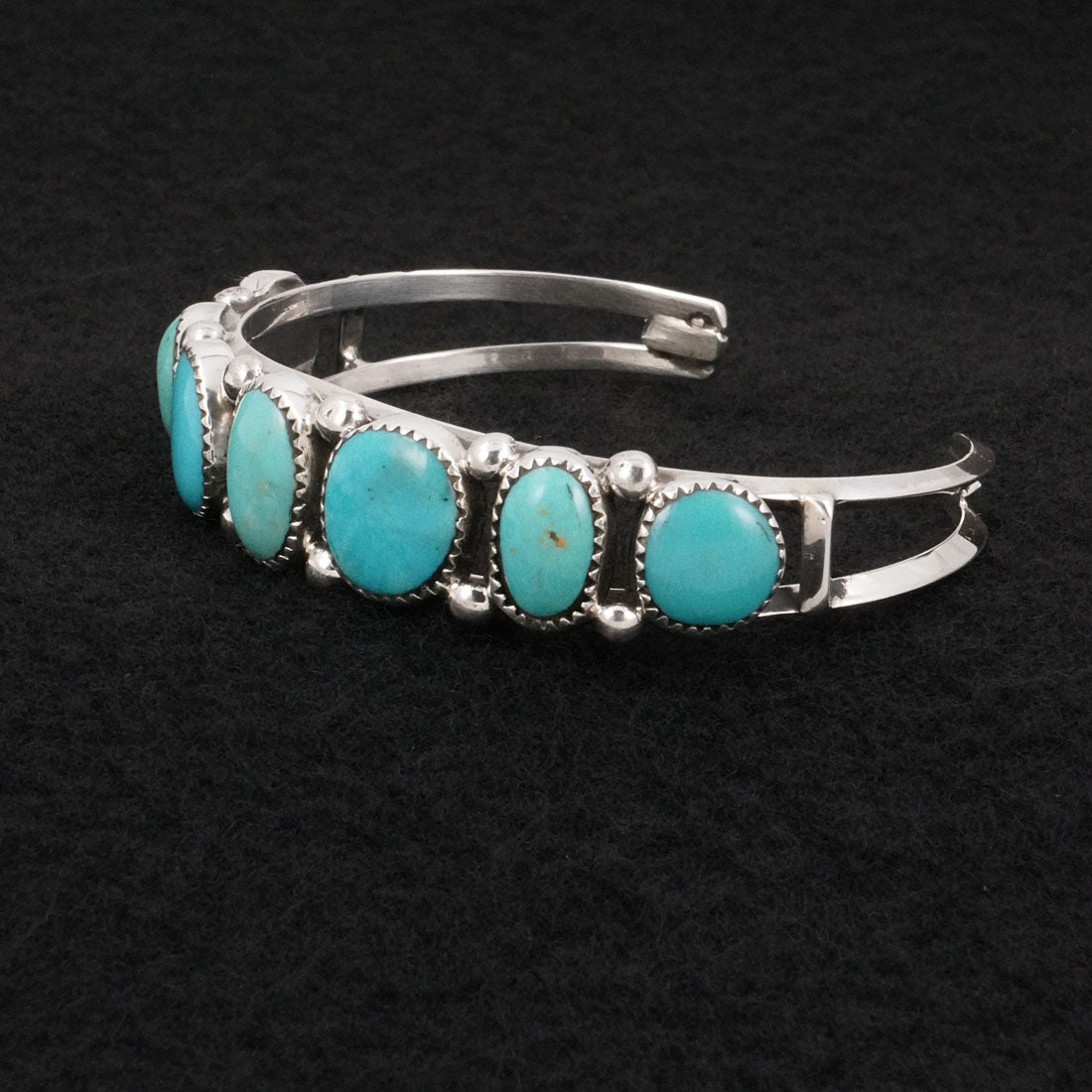 Priscilla Reeder Turquoise & Sterling Silver Bracelet