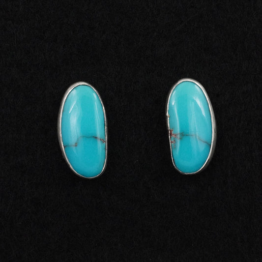 Eugene Gruber Turquoise & Sterling Silver Earrings