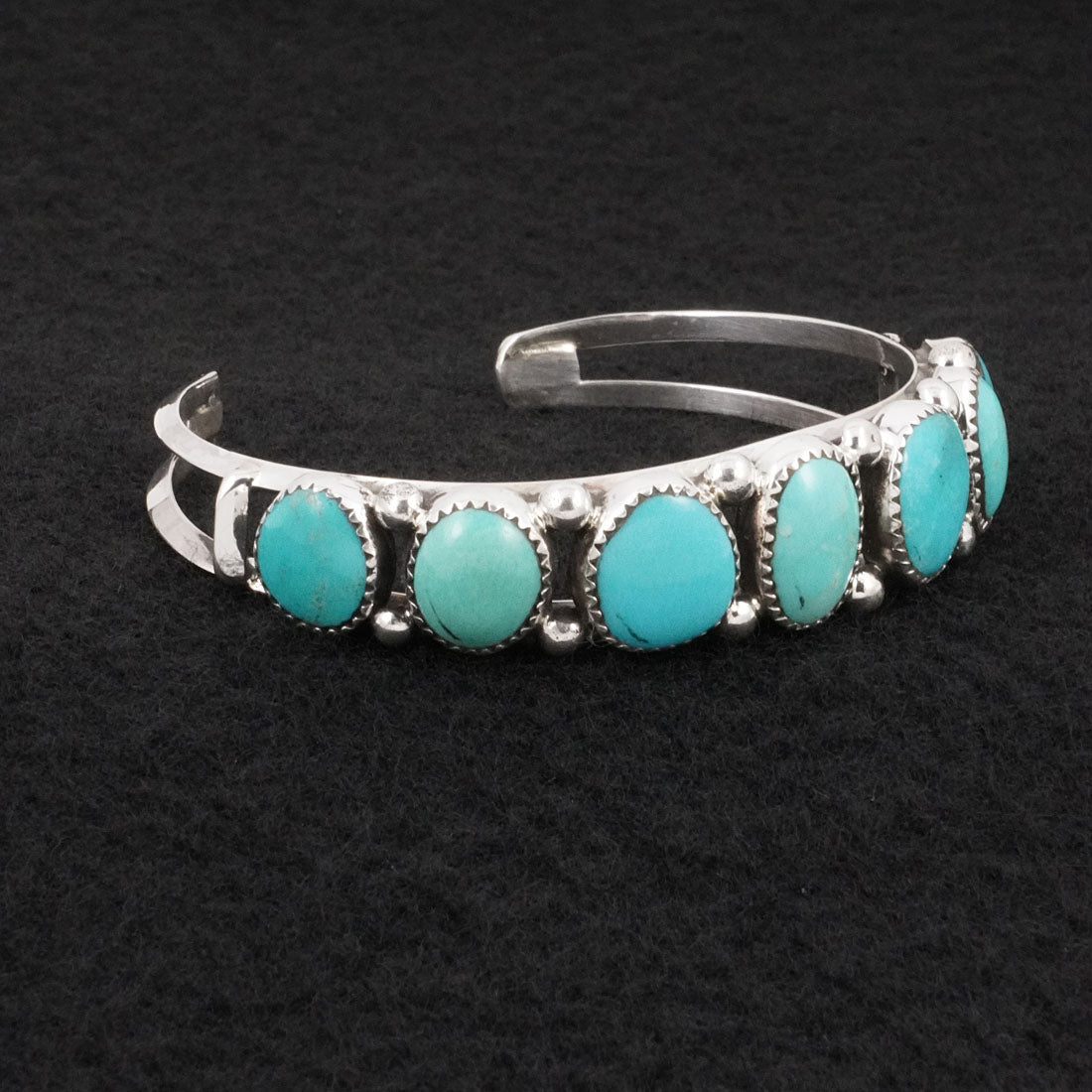Priscilla Reeder Turquoise & Sterling Silver Bracelet