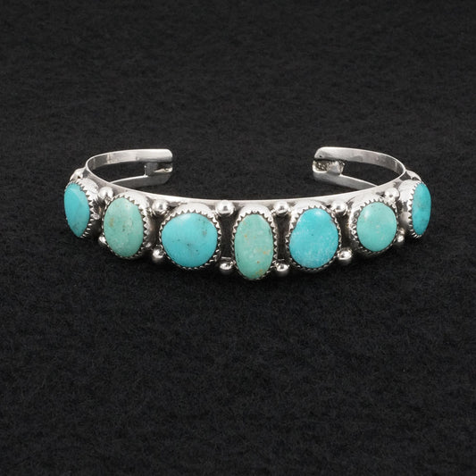 Priscilla Reeder Turquoise & Sterling Silver Bracelet