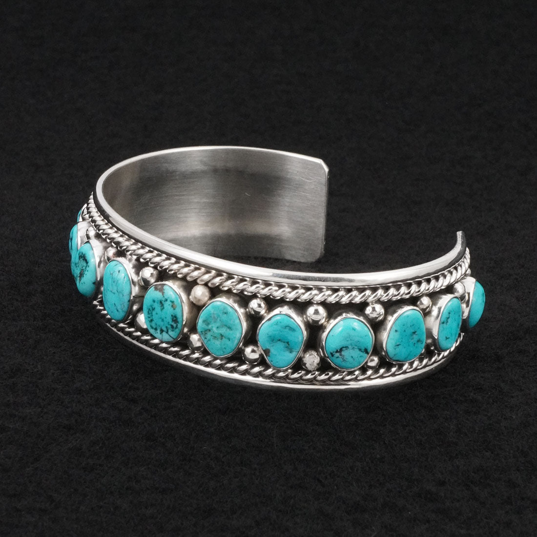 Chester Charley Turquoise & Sterling Silver Bracelet