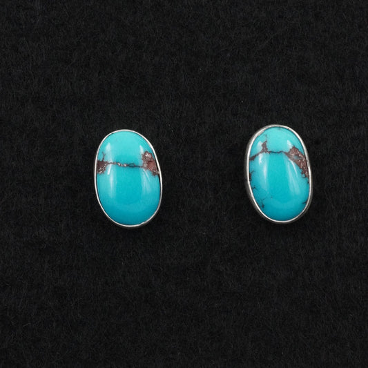 Eugene Gruber Turquoise & Sterling Silver Earrings