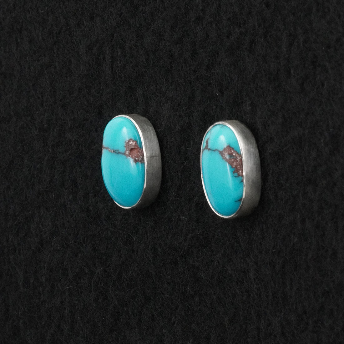 Eugene Gruber Turquoise & Sterling Silver Earrings