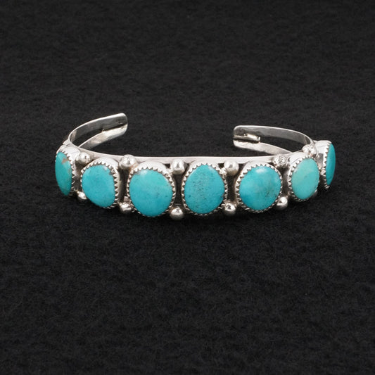 Priscilla Reeder Turquoise & Sterling Silver Bracelet