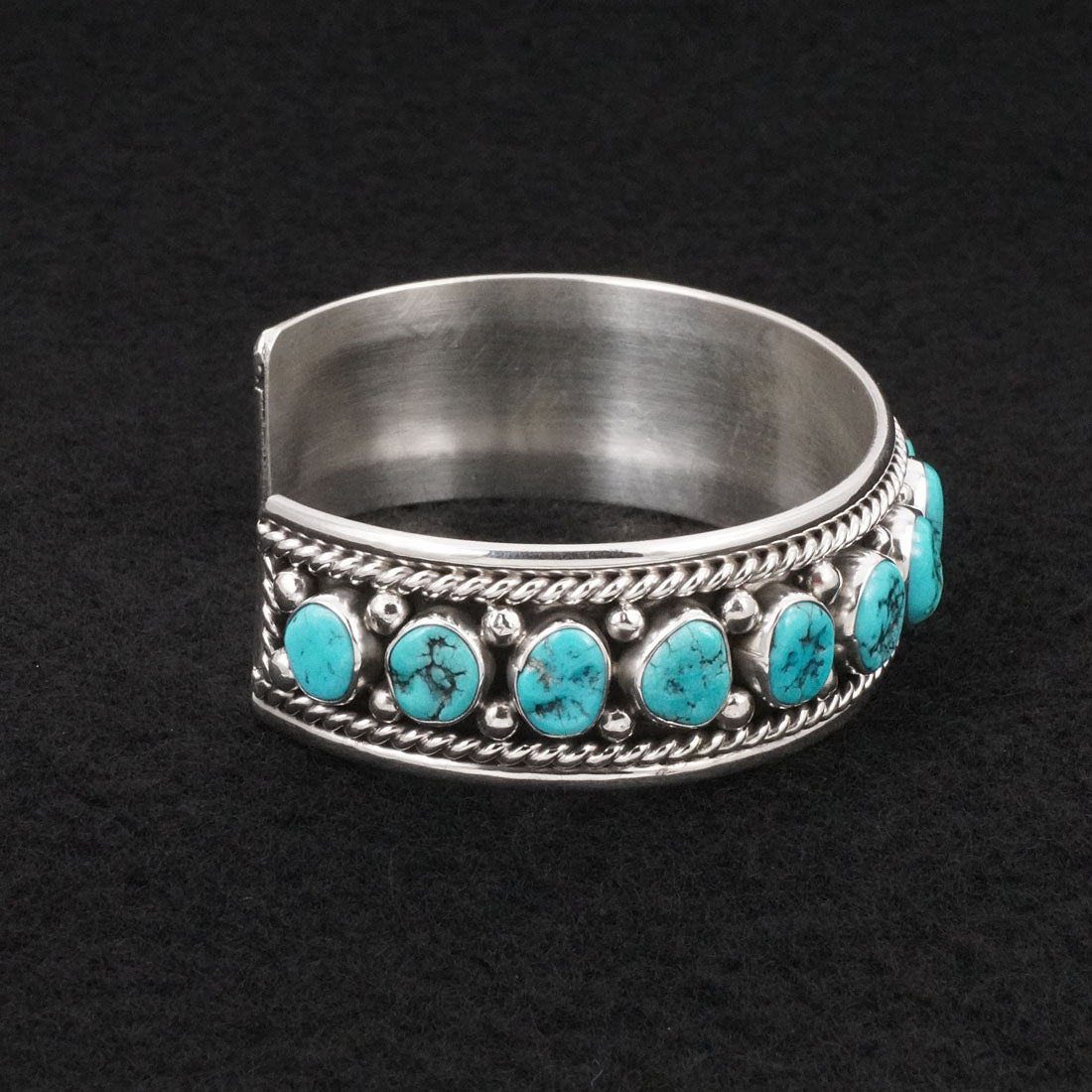 Chester Charley Turquoise & Sterling Silver Bracelet