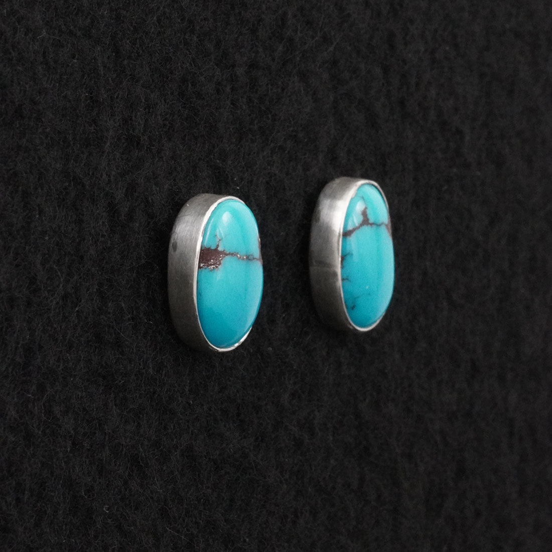 Eugene Gruber Turquoise & Sterling Silver Earrings
