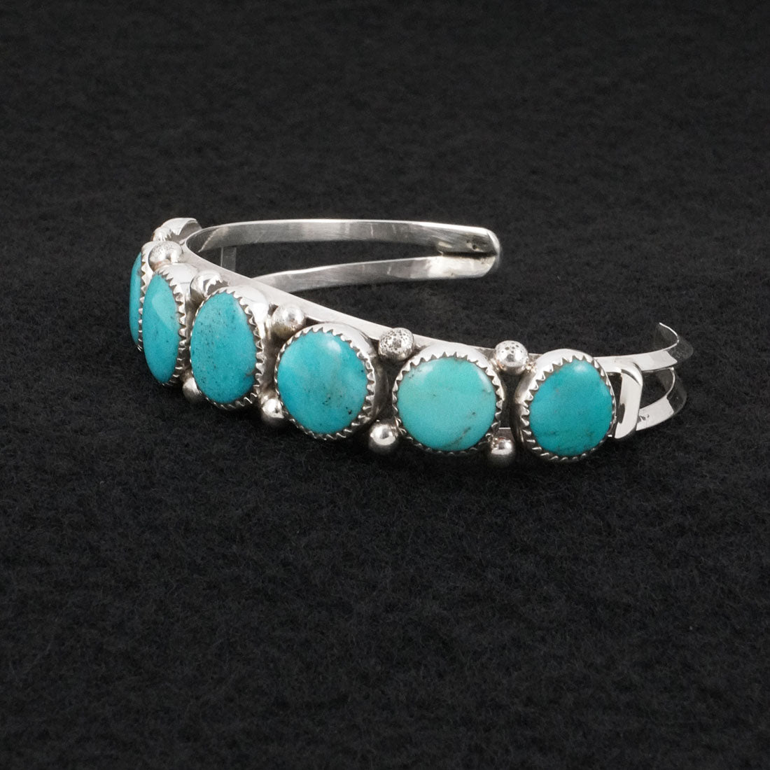 Priscilla Reeder Turquoise & Sterling Silver Bracelet