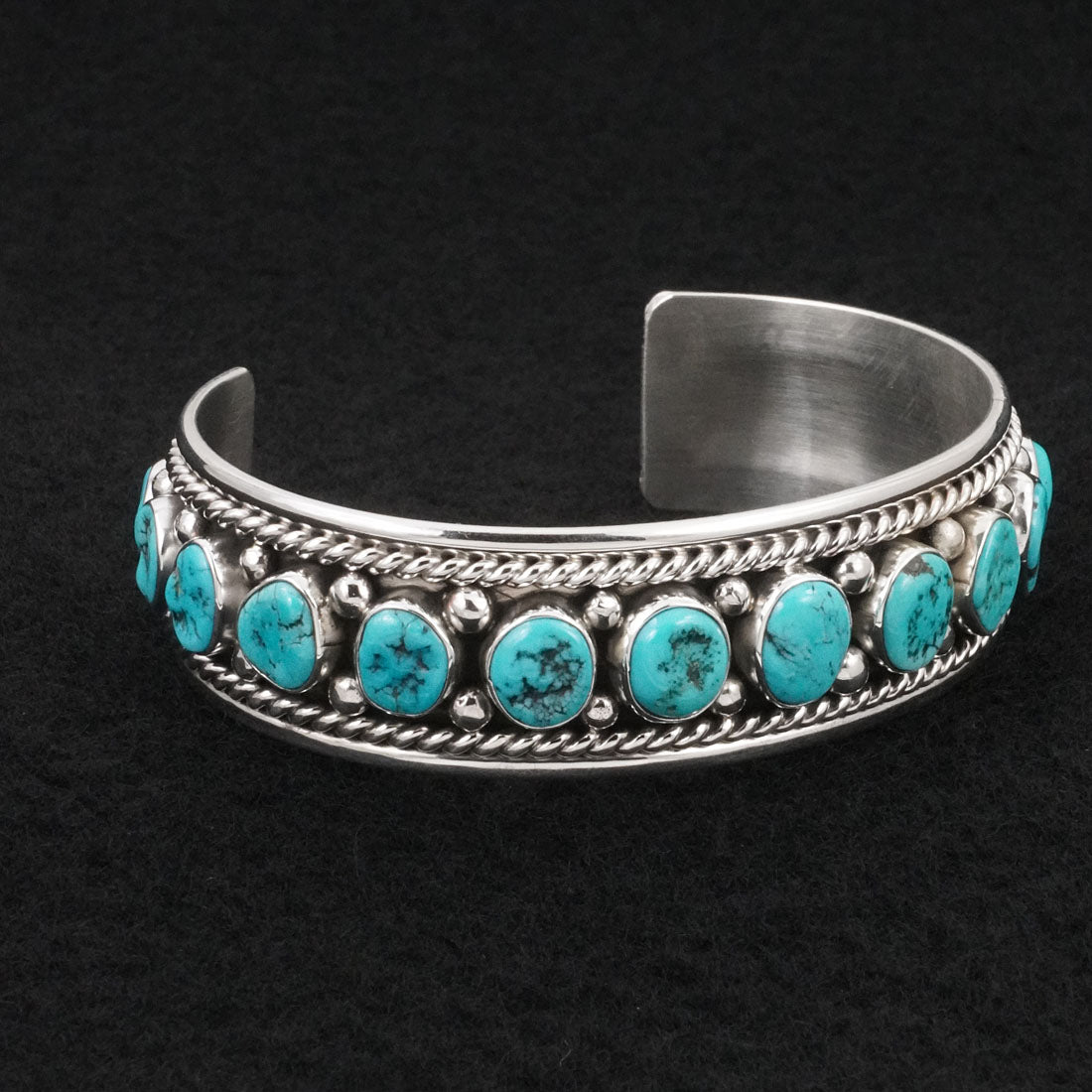 Chester Charley Turquoise & Sterling Silver Bracelet