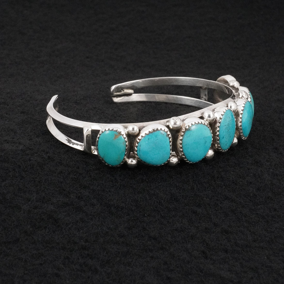 Priscilla Reeder Turquoise & Sterling Silver Bracelet