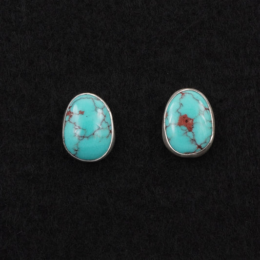 Eugene Gruber Turquoise & Sterling Silver Earrings