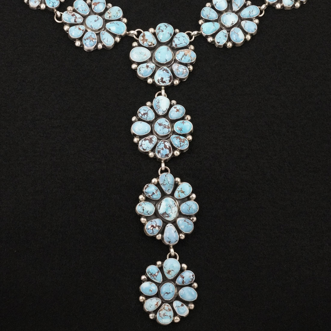 Kathleen Livingston Turquoise & Sterling Silver Necklace Set
