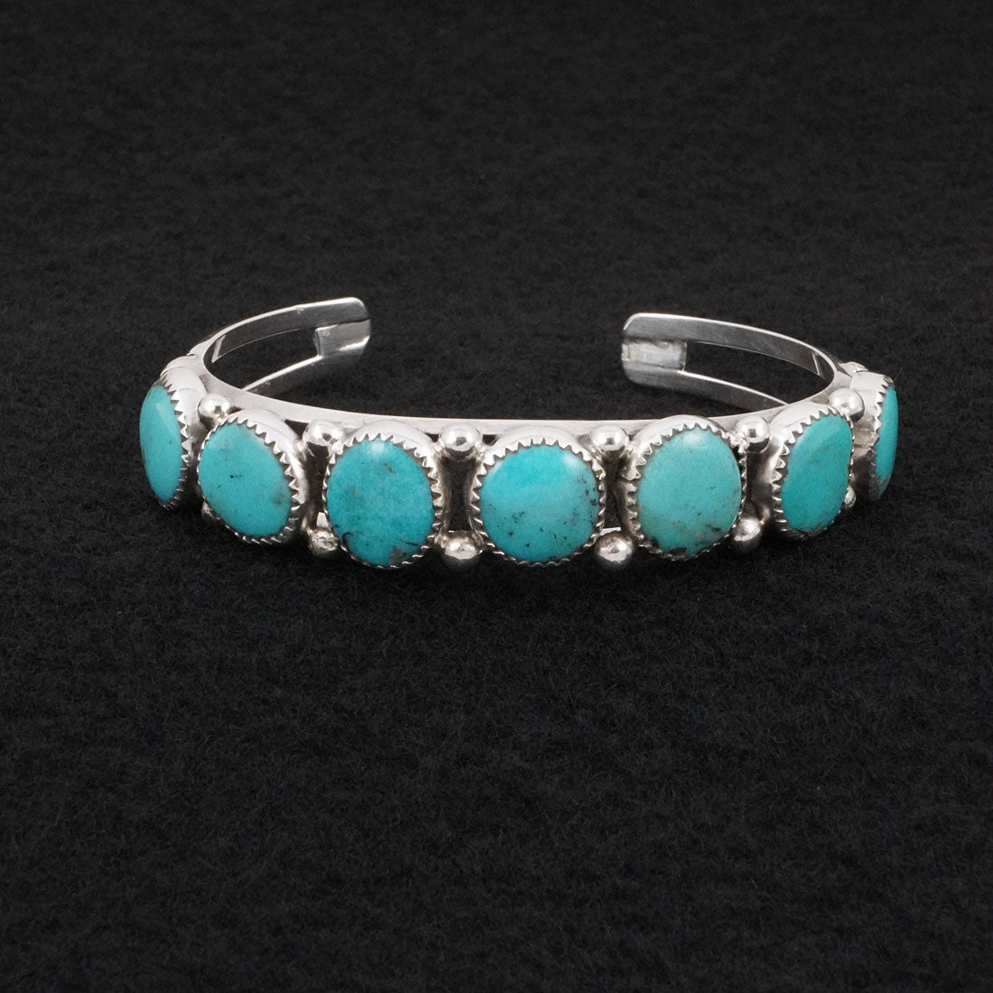 Priscilla Reeder Turquoise & Sterling Silver Bracelet