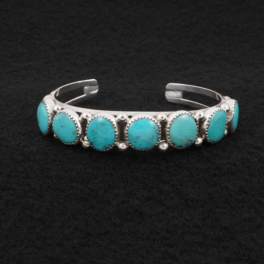 Priscilla Reeder Turquoise & Sterling Silver Bracelet