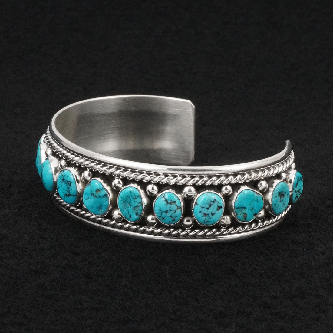 Chester Charley Turquoise & Sterling Silver Bracelet