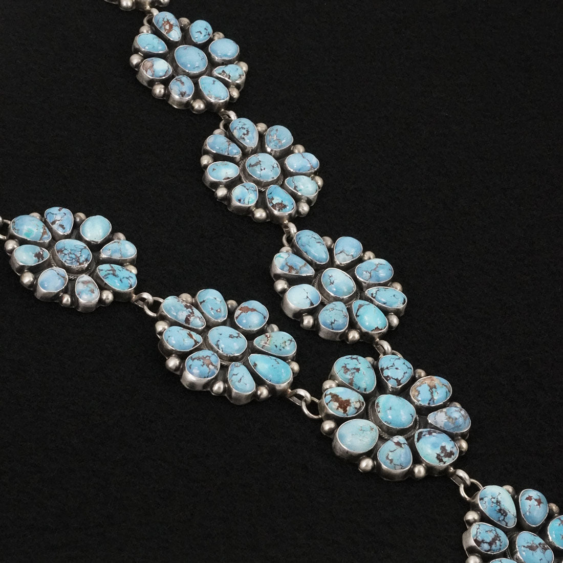 Kathleen Livingston Turquoise & Sterling Silver Necklace Set