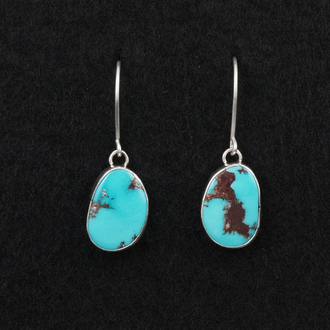 Eugene Gruber Turquoise & Sterling Silver Earrings