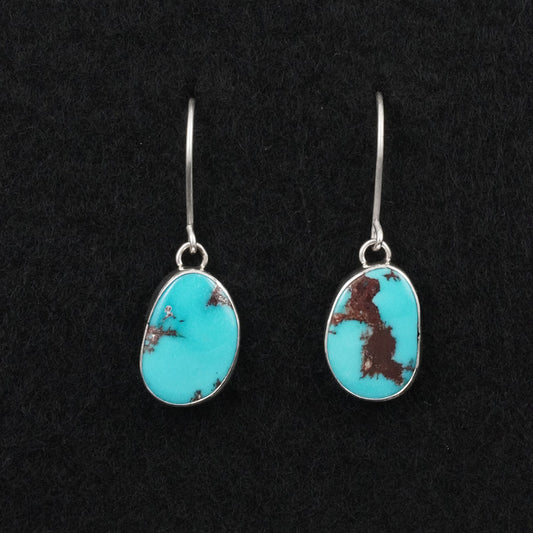 Eugene Gruber Turquoise & Sterling Silver Earrings