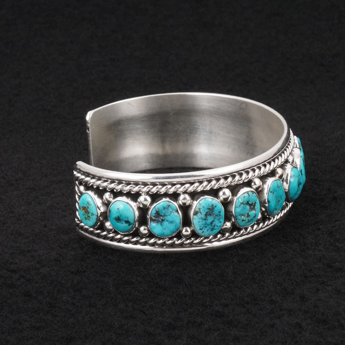 Chester Charley Turquoise & Sterling Silver Bracelet