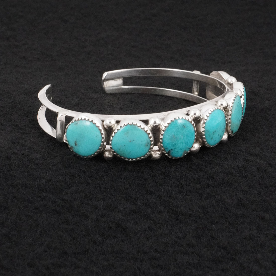 Priscilla Reeder Turquoise & Sterling Silver Bracelet
