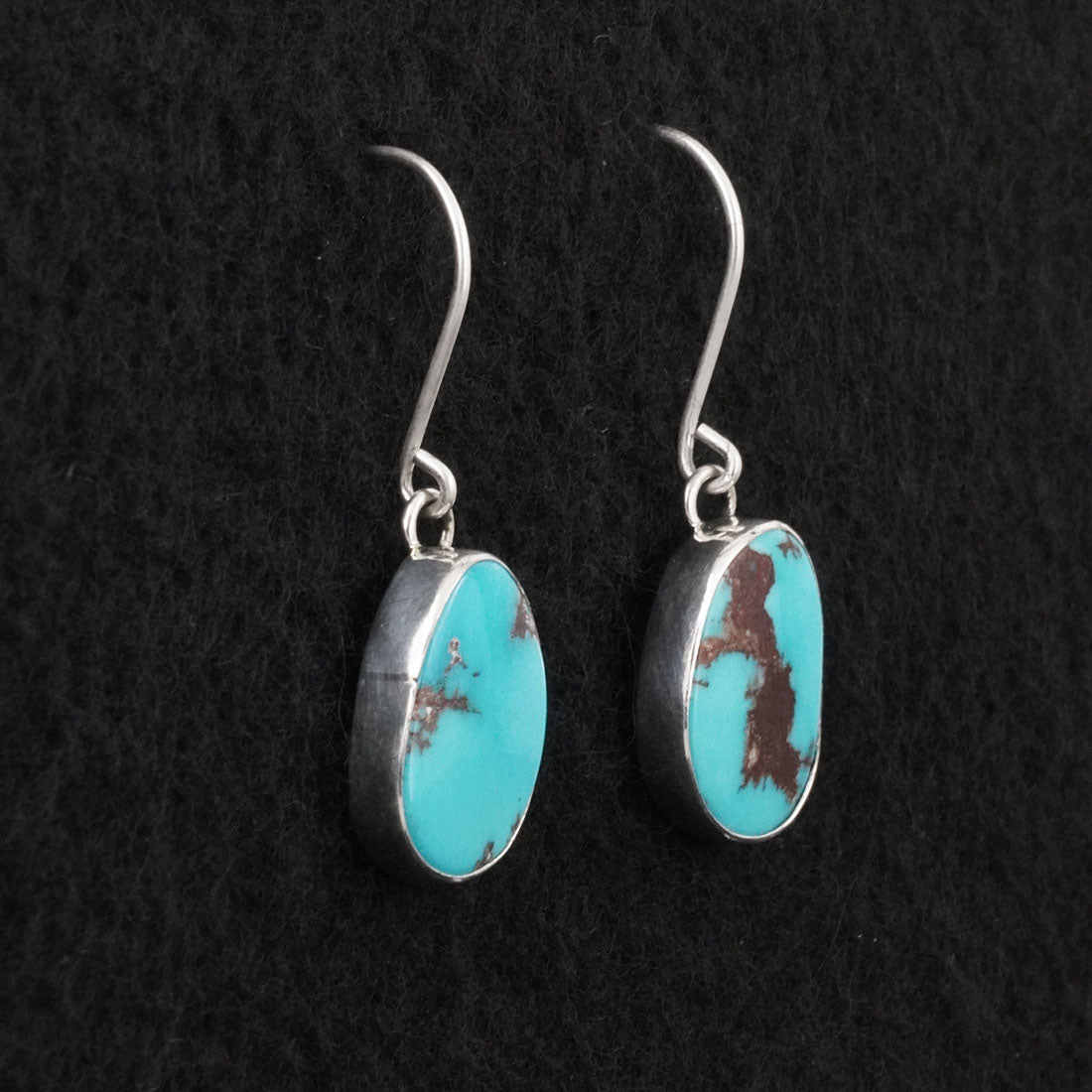 Eugene Gruber Turquoise & Sterling Silver Earrings