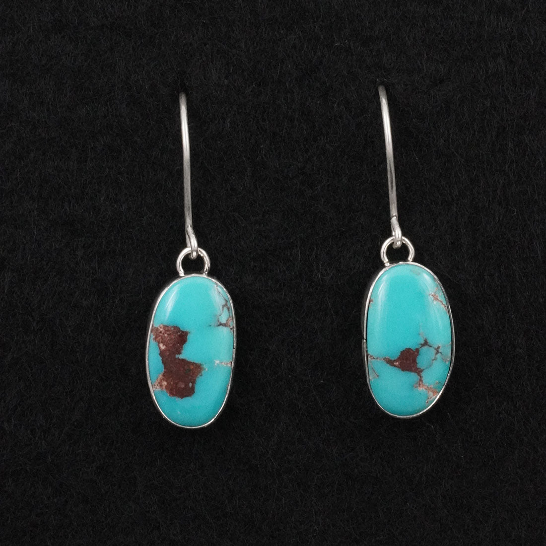 Eugene Gruber Turquoise & Sterling Silver Earrings