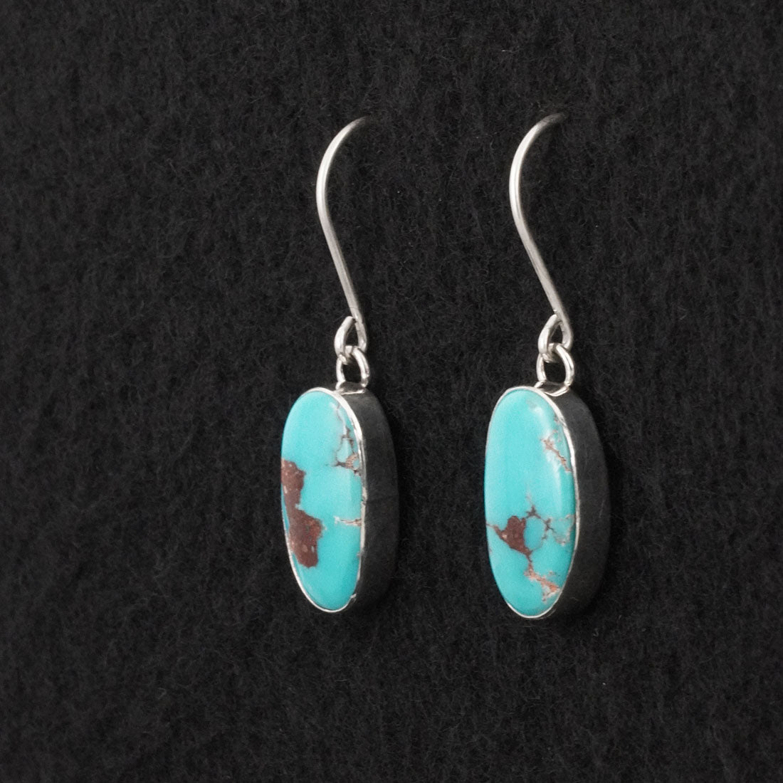 Eugene Gruber Turquoise & Sterling Silver Earrings