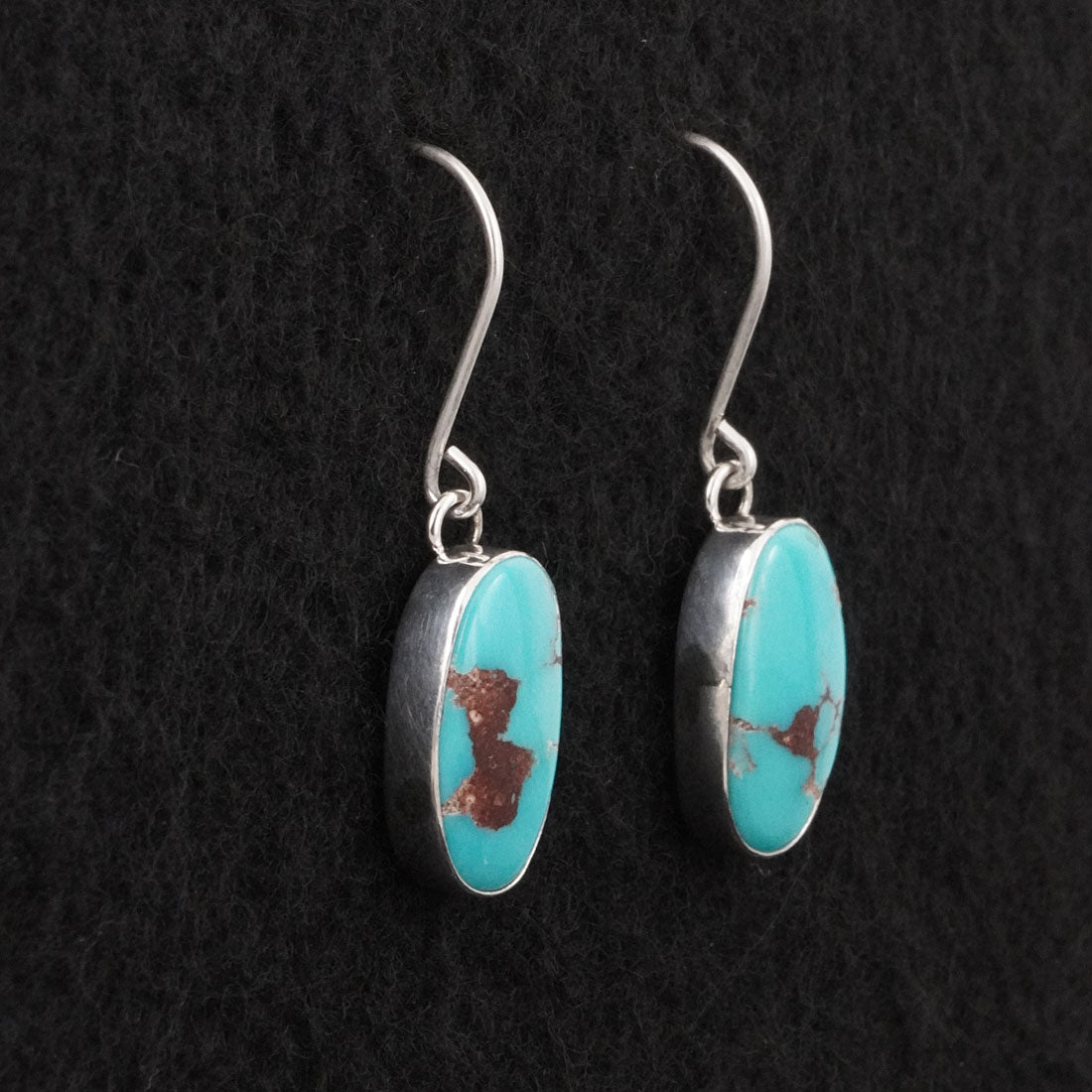 Eugene Gruber Turquoise & Sterling Silver Earrings