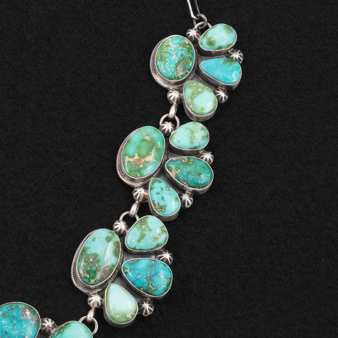 Kathleen Livingston Turquoise & Sterling Silver Necklace Set