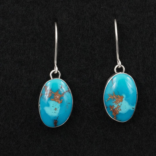 Eugene Gruber Turquoise & Sterling Silver Earrings