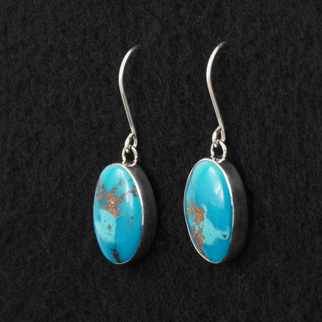 Eugene Gruber Turquoise & Sterling Silver Earrings