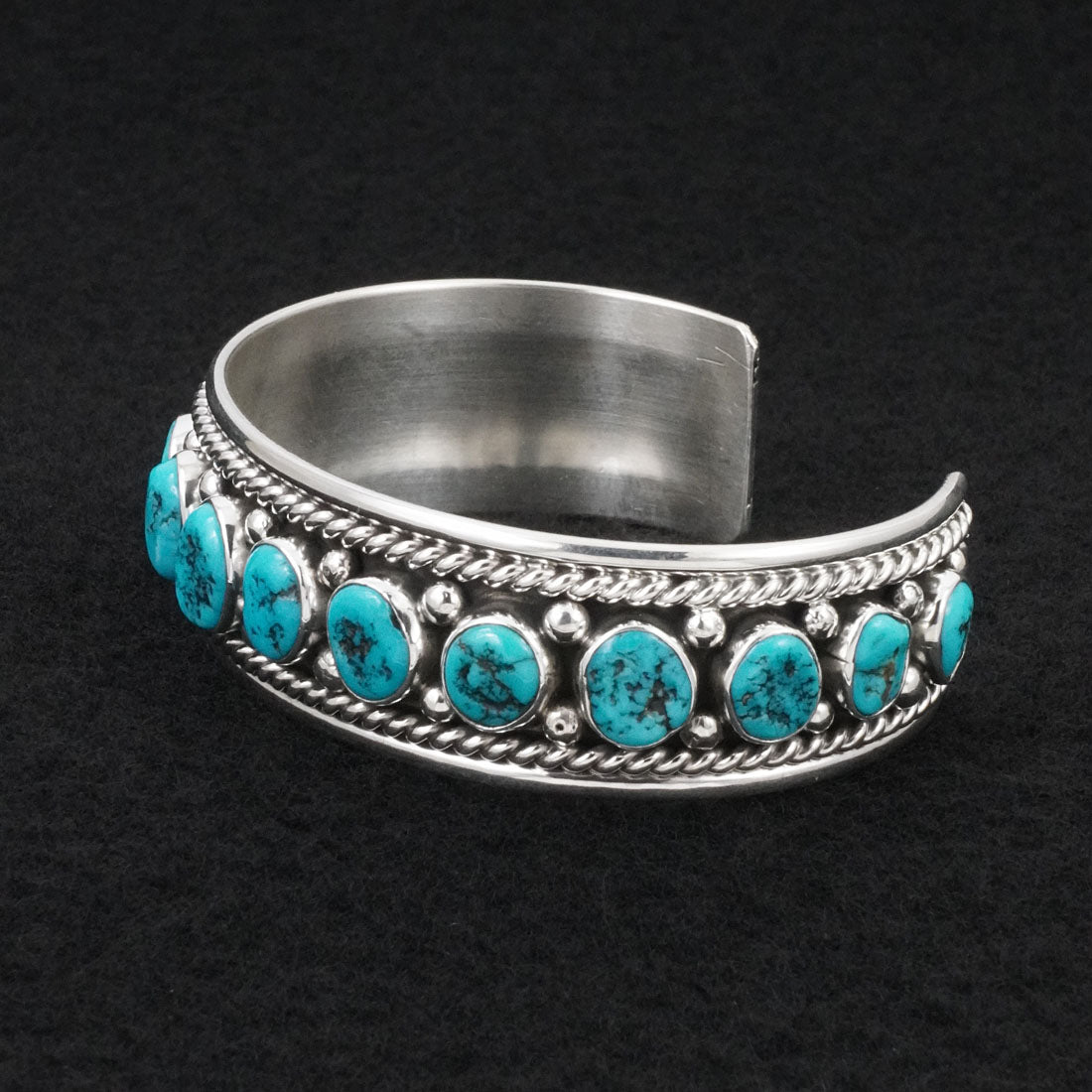 Chester Charley Turquoise & Sterling Silver Bracelet