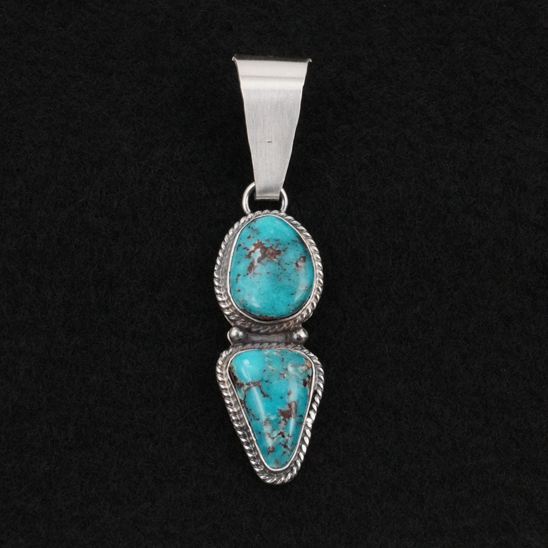 Rena Begay Turquoise & Sterling Silver Pendant