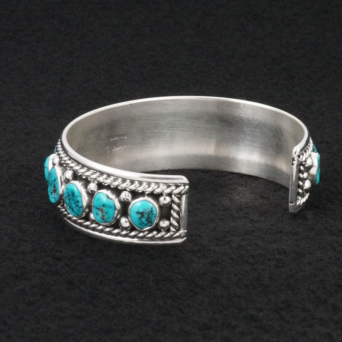 Chester Charley Turquoise & Sterling Silver Bracelet